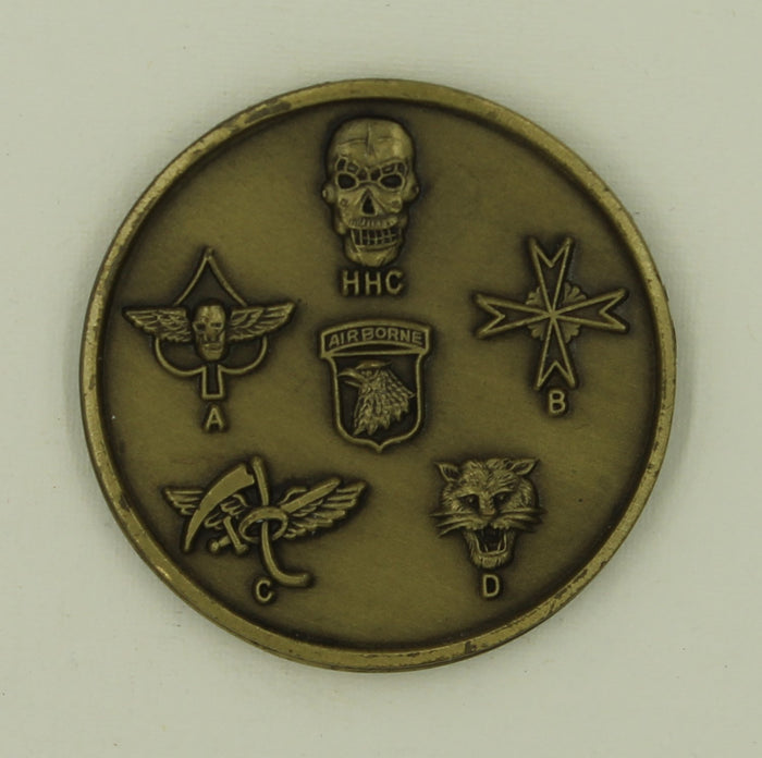 101st Airborne Div 101st Aviation Reg 3rd Battalion Eagle Attack Army Challenge Coin