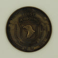 101st Airborne Division Chicago Chapter 40th Anniversary 1982 Army Challenge Coin