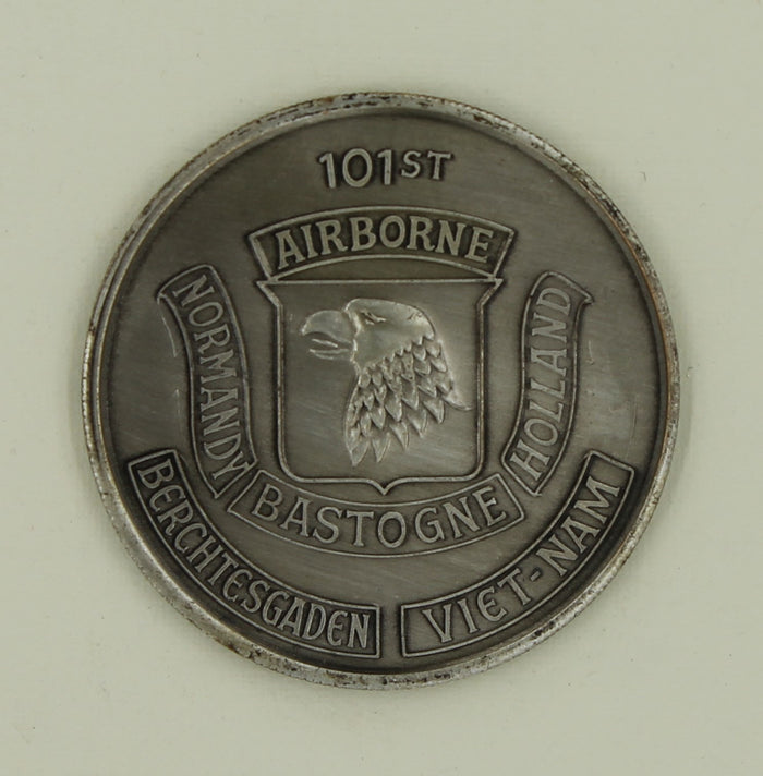 101st Airborne Division Vietnam Silver Toned Version Army Challenge Coin