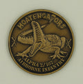 193rd Infantry Brigade 187th Airborne Infantry 2nd Battalion Alpha Company Moatgators Army Challenge Coin