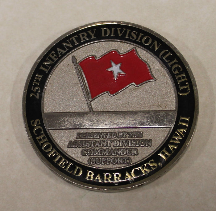 25th Infantry Division (Light) Assistant Division Commander 1-Star Brigadier Army Challenge Coin