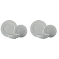 2x Maxwell & Williams Cashmere Villa Rim Dinner Set 12pc Gift Boxed