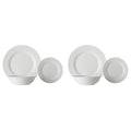 2x Maxwell & Williams White Basics European Rim Dinner Set 12pc Gift Boxed