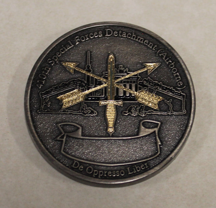 410th Special Forces Detachment Airborne Physical Security Support Element -Berlin 1984-1990 Army Challenge Coin
