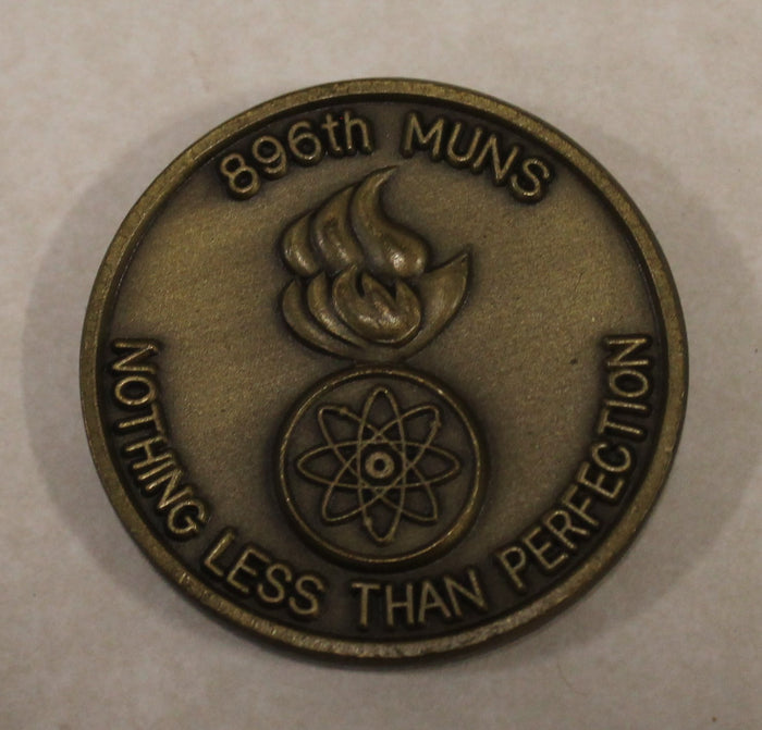 896th Munitions Squadron Nuclear Weapons Center Bomb Air Force Challenge Coin