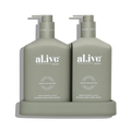 al.ive Body Wash & Lotion Duo in Green Pepper & Lotus (Made in Australia)
