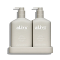 al.ive Body Wash & Lotion Duo in Sea Cotton & Coconut (Made in Australia)