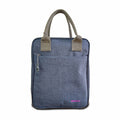 AMARY Lunch Bag | Special Light Material, Water Repellent, Insulated | Keeps Hot and Cold | Zipper & Sturdy Stitching | Spacious Tiffin Bag for Office, College, School, Outdoor & Picnic (Airport Blue, 8 Litre)