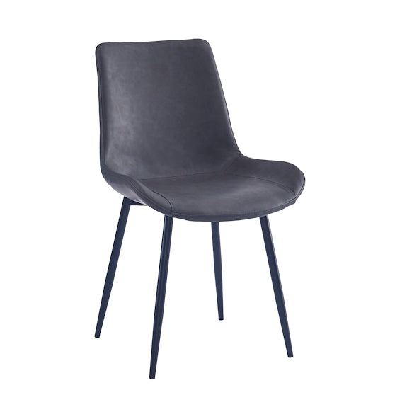 Apollo Dining Chair - Dark Grey/Black