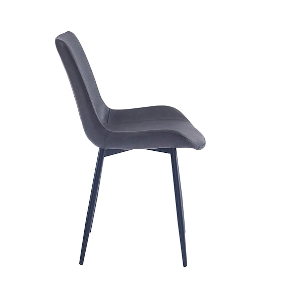 Apollo Dining Chair - Dark Grey/Black