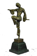 Art Deco/Art Nouveau Bronze Marble Sculpture signed D H Chiparus Hand made
