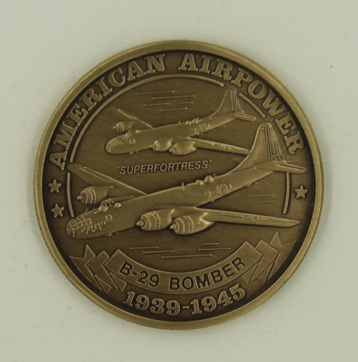 B-29 Bomber 1939-1945 Air Force Challenge Coin
