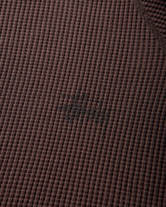 Stüssy Raglan Thermal Basic Stock Brown T-Shirts Longsleeve 1140356SJ 1001