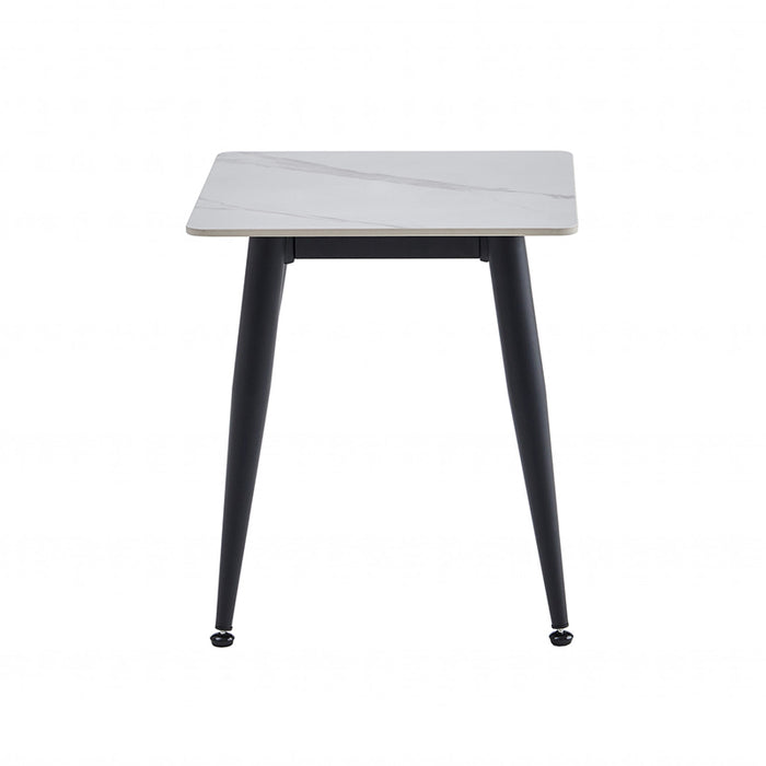 Bentley Side Table - White/Black