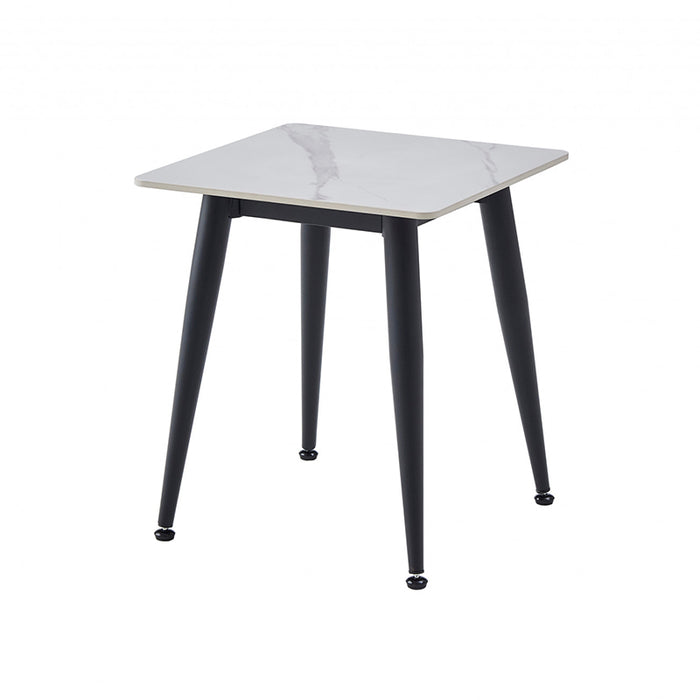 Bentley Side Table - White/Black
