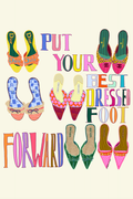 Best Dressed Foot Art Print: Small