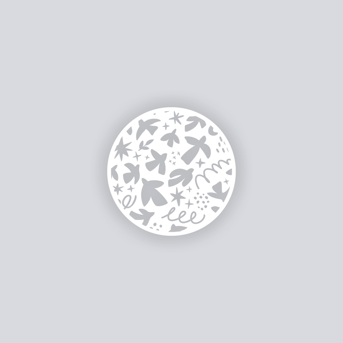 Birds of Matisse Circle Clay Stencil