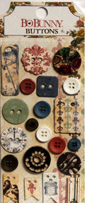 BoBunny Provence Buttons Dimensional Embellishments