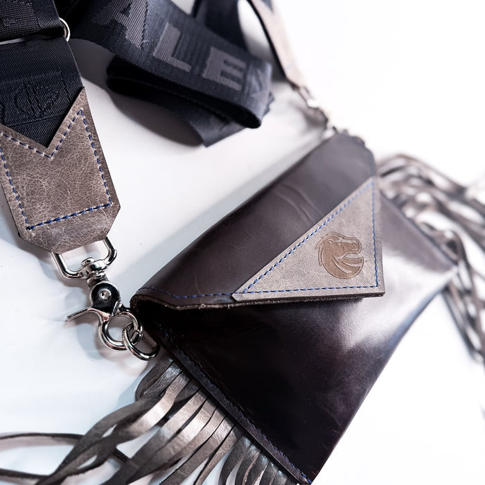 Boise State University Collection | Envelope Crossbody | Rocky + Gray