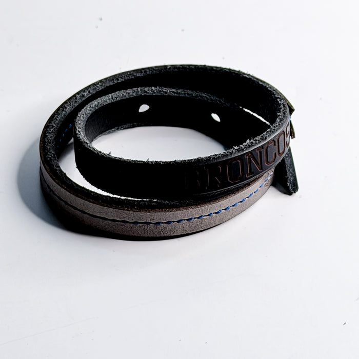Boise State University Collection | Jewelry | Leather Wrap Bracelet