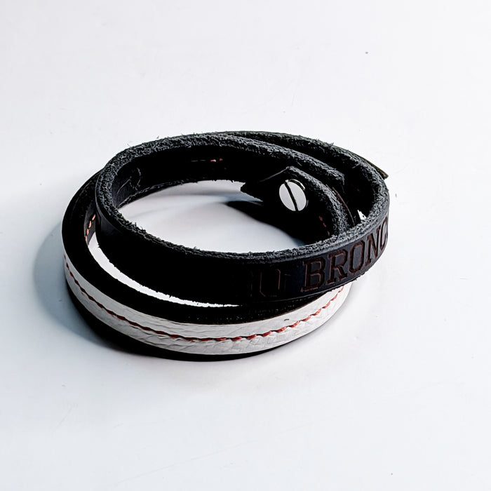 Boise State University Collection | Jewelry | Leather Wrap Bracelet