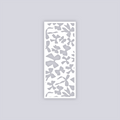 Bows Rectangle Clay Face Stencil