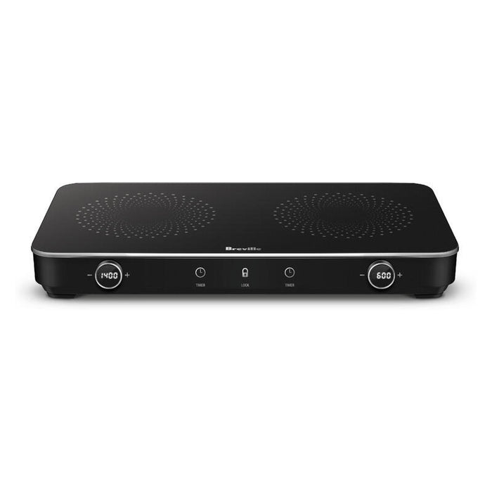 Breville the Quick Cook Dual Zone Induction Cooktop - Matte Black