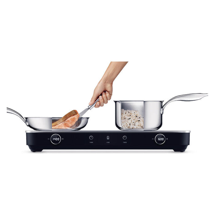 Breville the Quick Cook Dual Zone Induction Cooktop - Matte Black