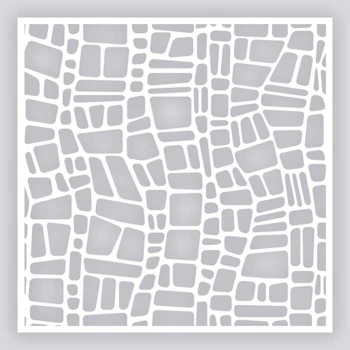 Cobblestone Full Clay Stencil