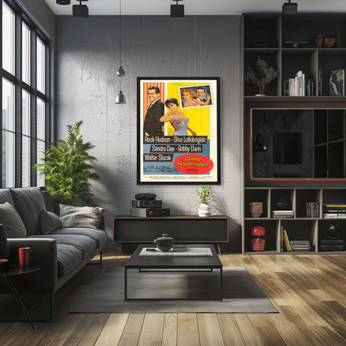 "Come September" (1961) Framed Movie Poster