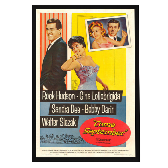 "Come September" (1961) Framed Movie Poster