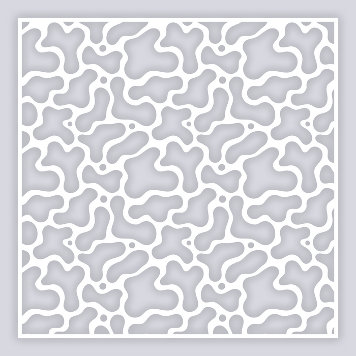 Coral Reef Full Clay Stencil