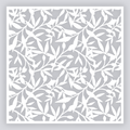 Dancing Leaves Full Clay Stencil