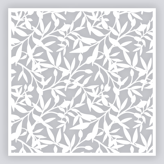 Dancing Leaves Full Clay Stencil