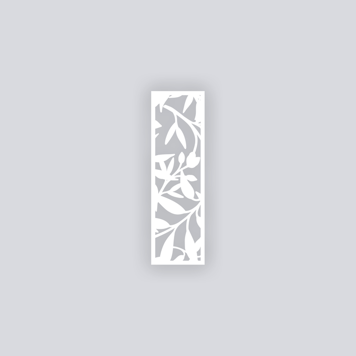 Dancing Leaves Rectangle Clay Face Stencil