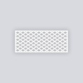 Dapper Diamonds Rectangle Clay Face Stencil