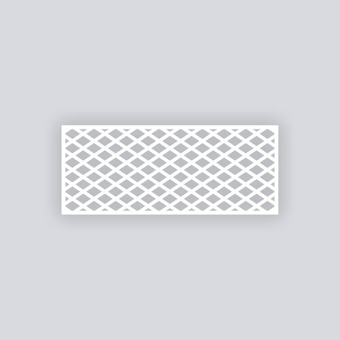 Dapper Diamonds Rectangle Clay Face Stencil