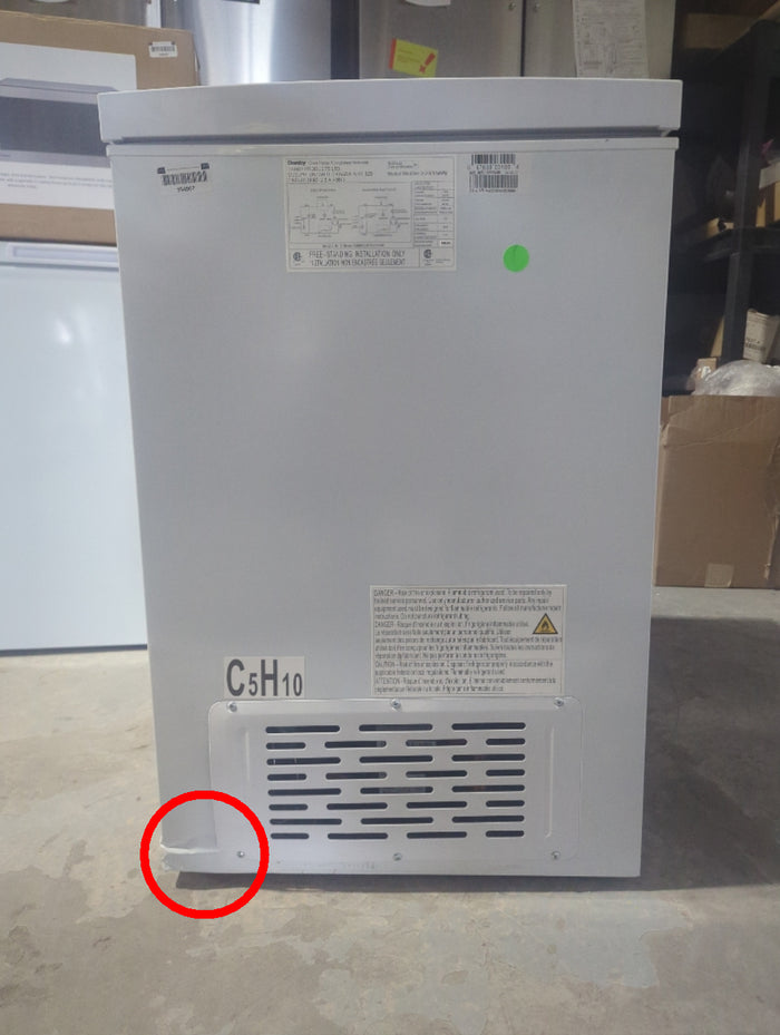 DCF070A6WM - FREEZERS - Danby - White - Open Box - BonPrix Électroménagers