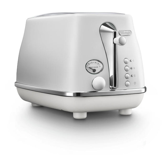 DeLonghi Icona Capitals 2 Slice Toaster - Helsinki White