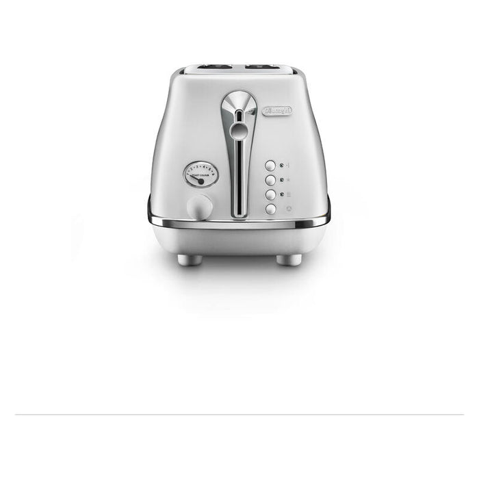 DeLonghi Icona Capitals 2 Slice Toaster - Helsinki White