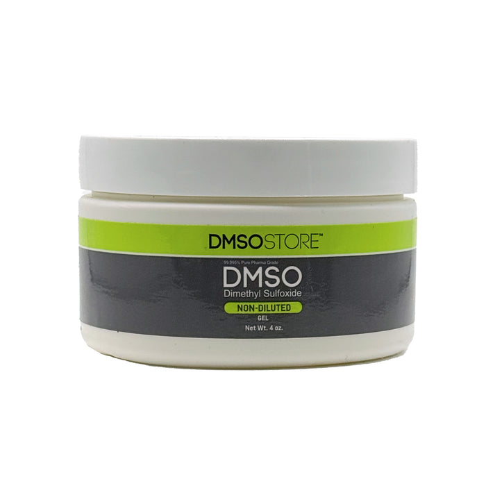 DMSO 4 oz. Gel Non-diluted 99.995% Low Odor Pharma Grade Dimethyl Sulfoxide in BPA Free Plastic