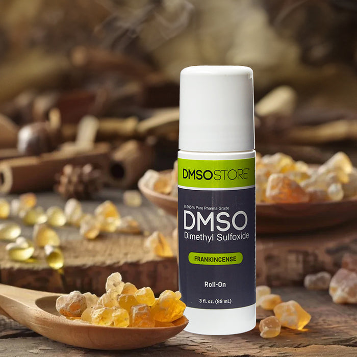 DMSO Roll-On with Frankincense | Low-Odor Topical Blend ‚ 3oz 
Joint and muscle support.
Portable.
DMSO Store.