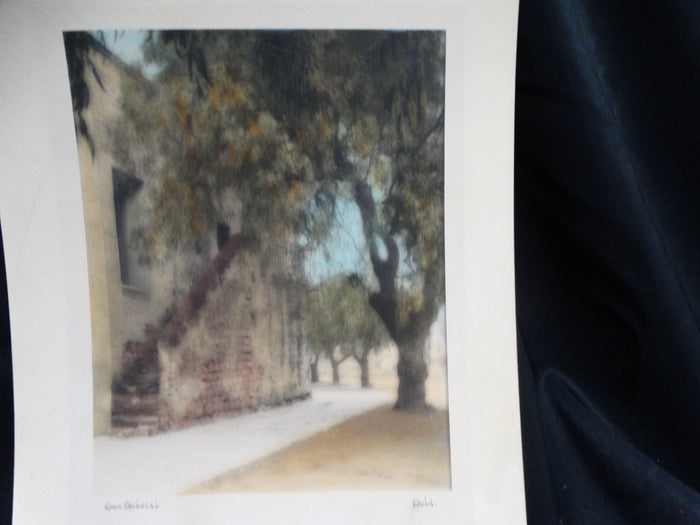 Dold: San Gabriel Mission Photo, Hand tinted