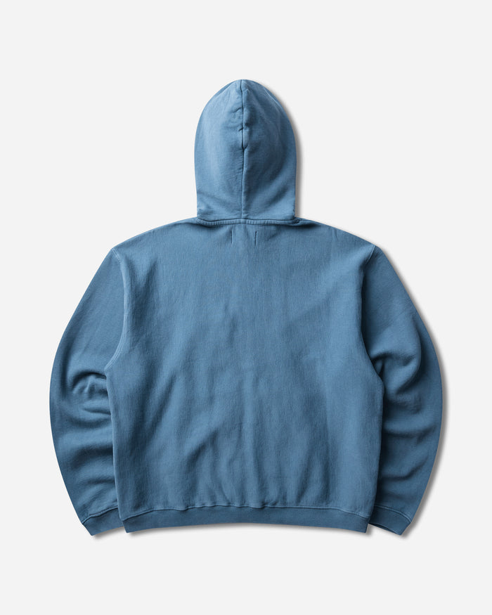 Stüssy Faded Graphic Zip Hood Washed Navy Sweatshirts Hoodies 118553SJ 0530