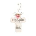 Family Sentiment Cross - Mom Heart