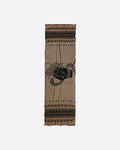 KAPITAL Fulling Wool Scarf Coptic Skull Beige Gloves and Scarves Scarves and Warmneck EK-1654XMA BEIGE