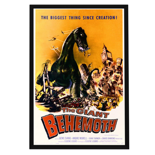 "Giant Behemoth" (1959) Framed Movie Poster