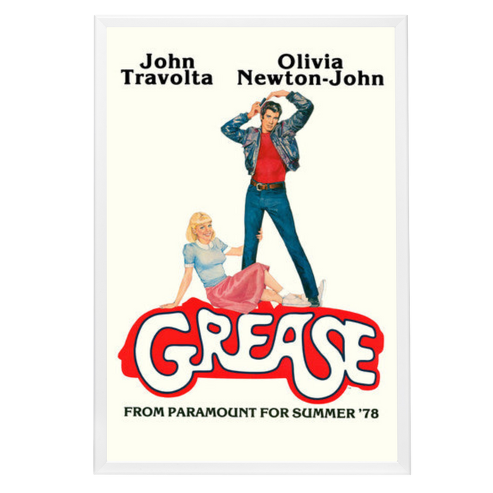 "Grease" (1978) Framed Movie Poster