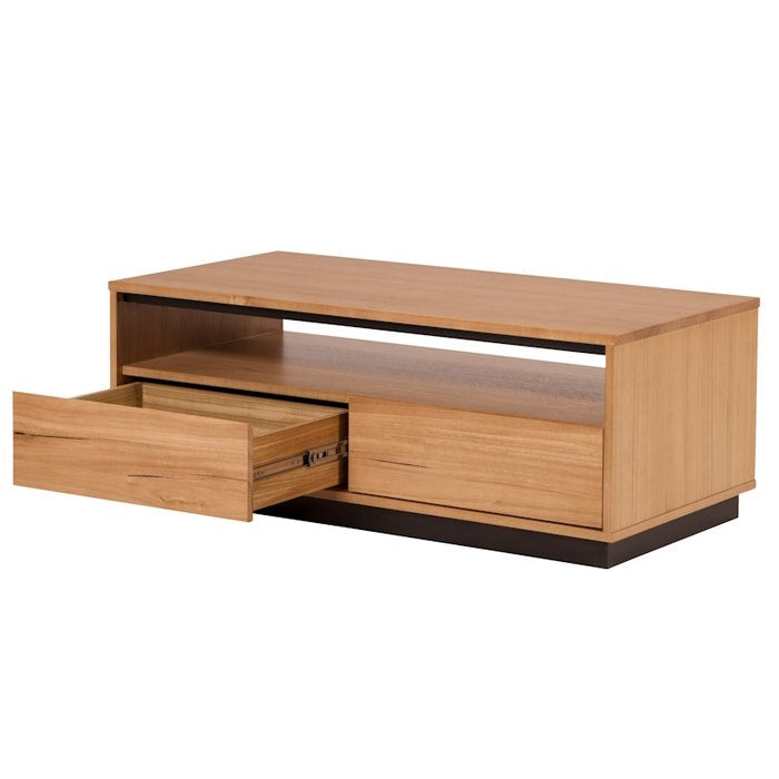 Hamilton 2 Drawer Coffee Table - Messmate/Natural