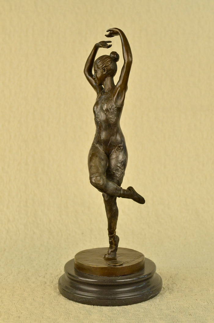 Handmade BRONZE STATUE SCULPTURE FIGURINE FIGURE-ORIGINAL DANCE BY ALDO VITALEH